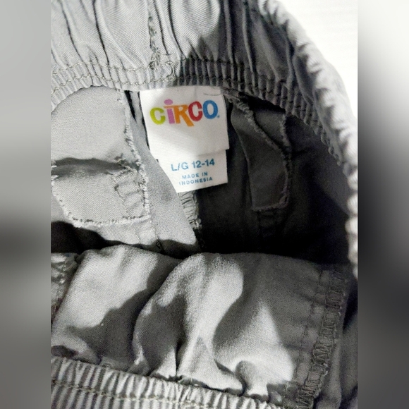 Grey Circo Elastic Waist Pants Size L 12/14 - Picture 4 of 5
